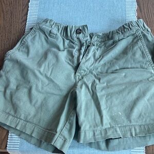 Men's Casual Olive Green Shorts